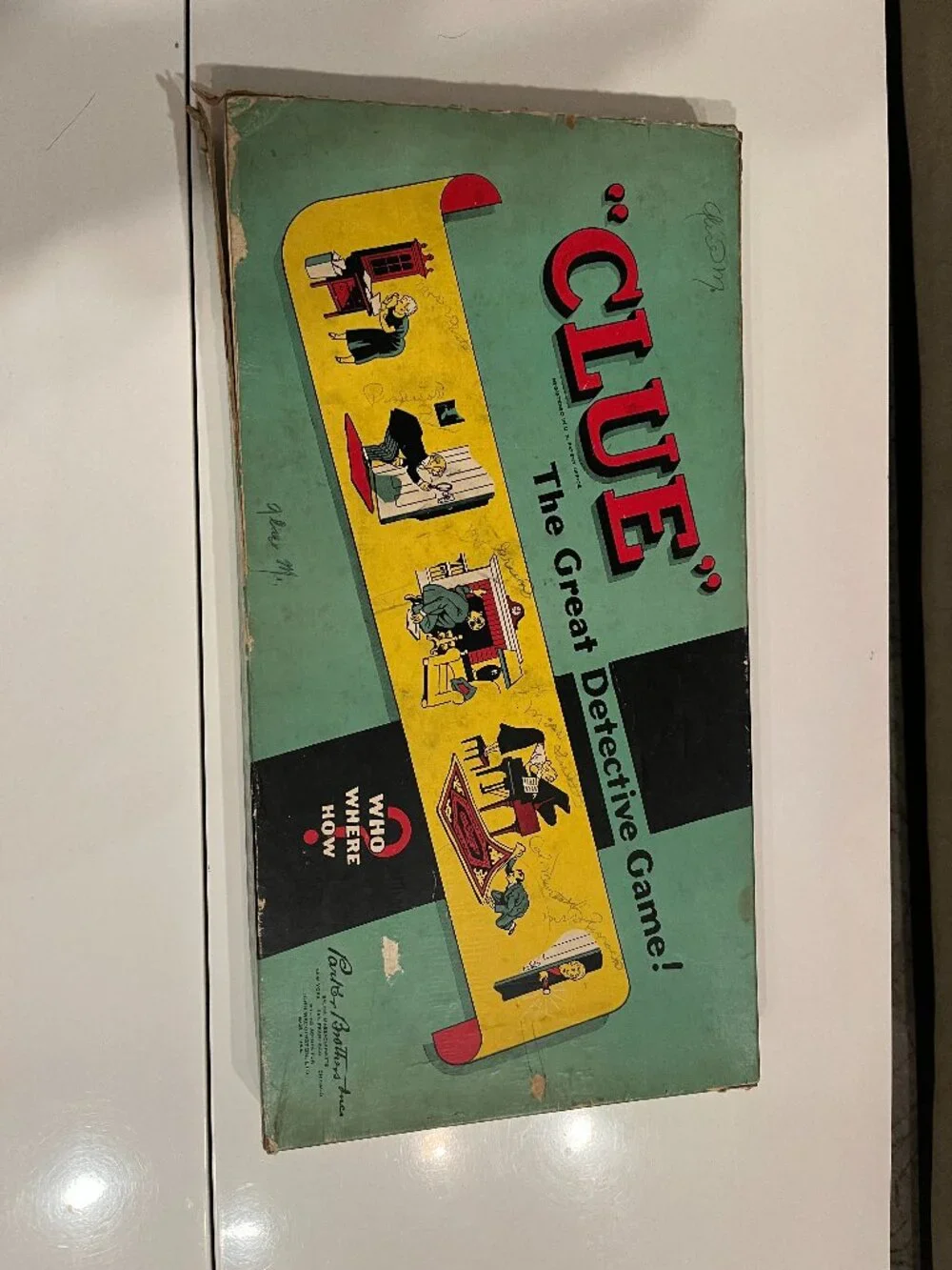 1949/1950 Clue Parker Brothers 100% Complete - Original Pencils